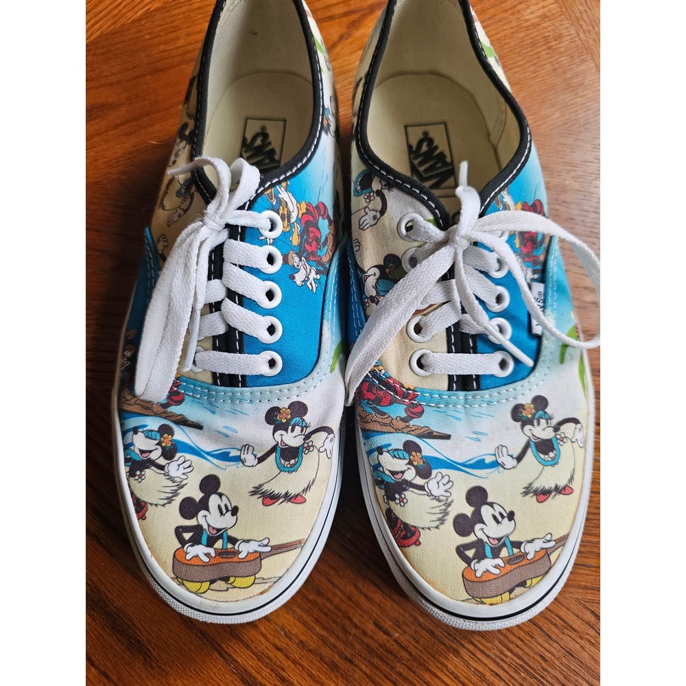 Vans x Disney Mickey Minnie Mouse Tropical aloha Hawaiian Womens 9 mens 7.5 - Picture 4 of 10